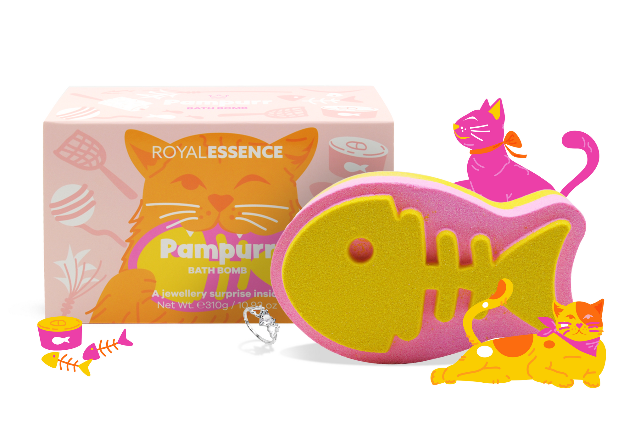 FREE GIFT | Pampurr - Fish Bone (Bath Bomb)