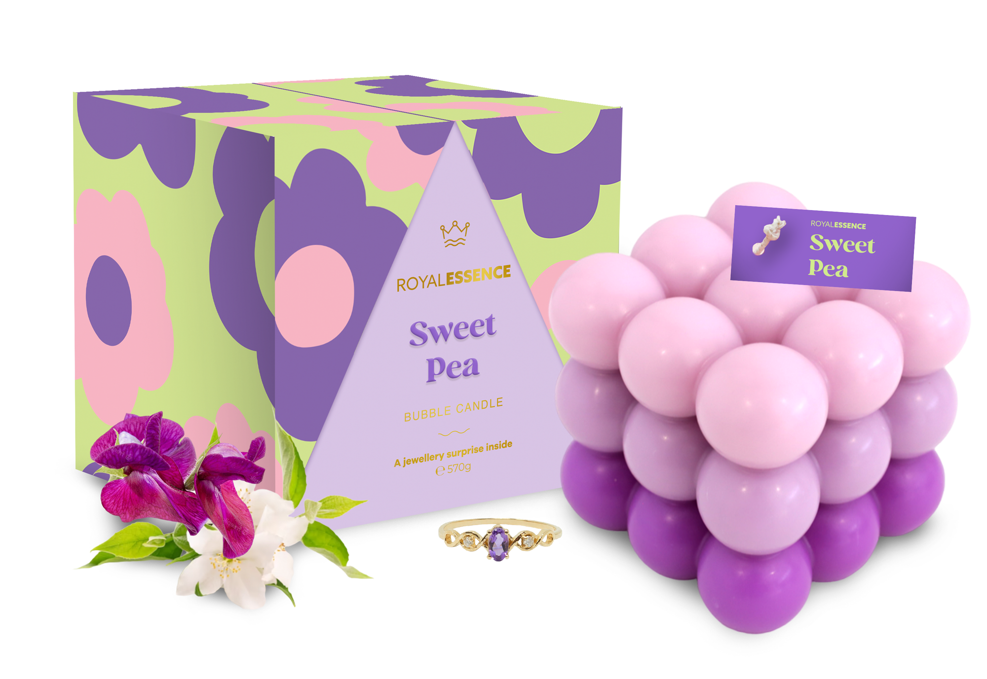 Sweet Pea Bubble (Candle)