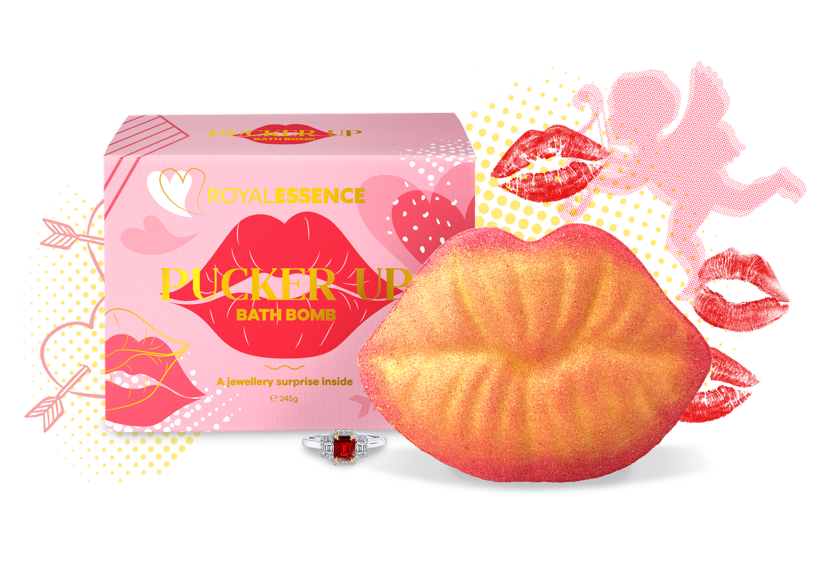 Pucker Up - Lip (Bath Bomb)