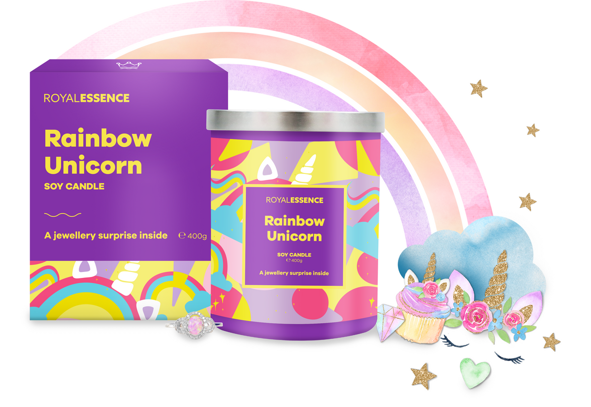 Rainbow Unicorn (Candle)