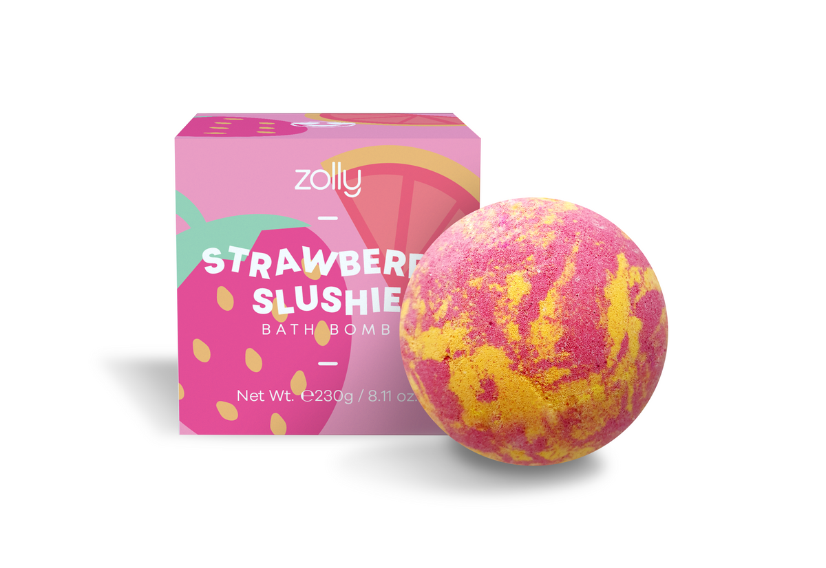 Strawberry Slushie Bath Bomb